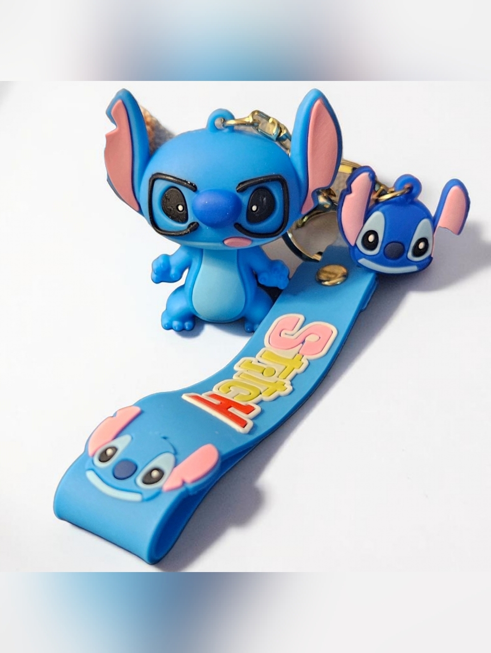 Stich 3D Keychain Purse Charm Figurine